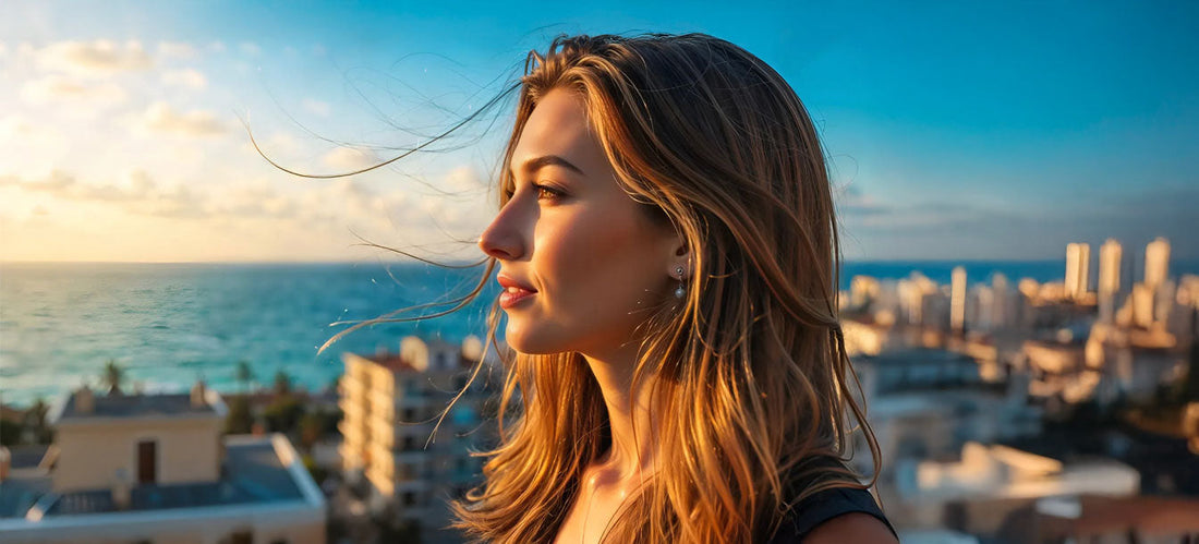 woman dreaming about someone she misses