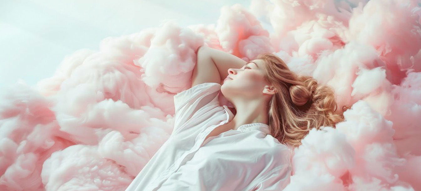 woman sleeping dreaming